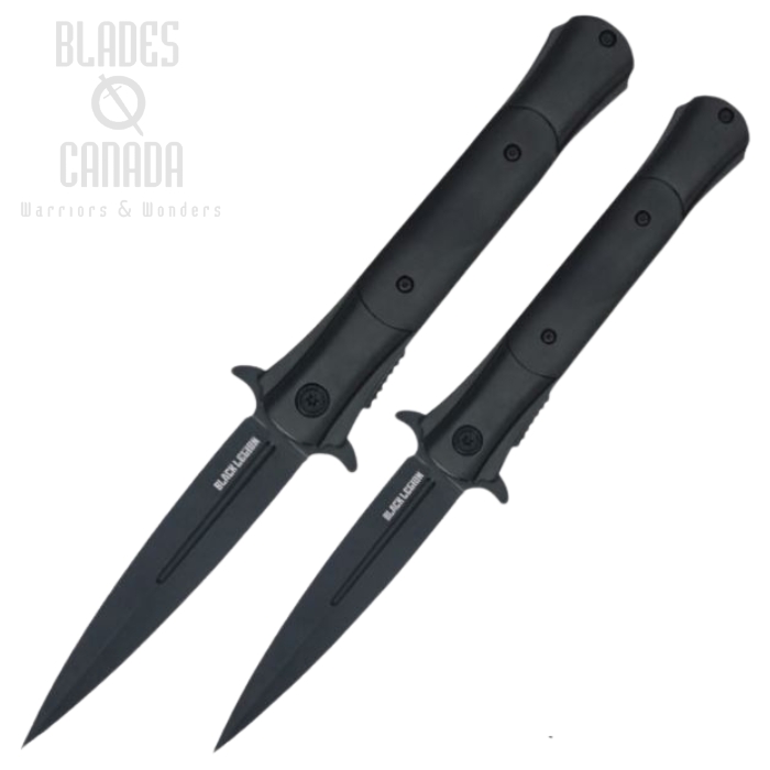 Black Legion Cyclone Flipper Folding Knives, Assisted Opening, Set of 2, BV143 (image for) Black Legion Cyclone Flipper Folding Knives, Assisted Opening, Set of 2, BV143